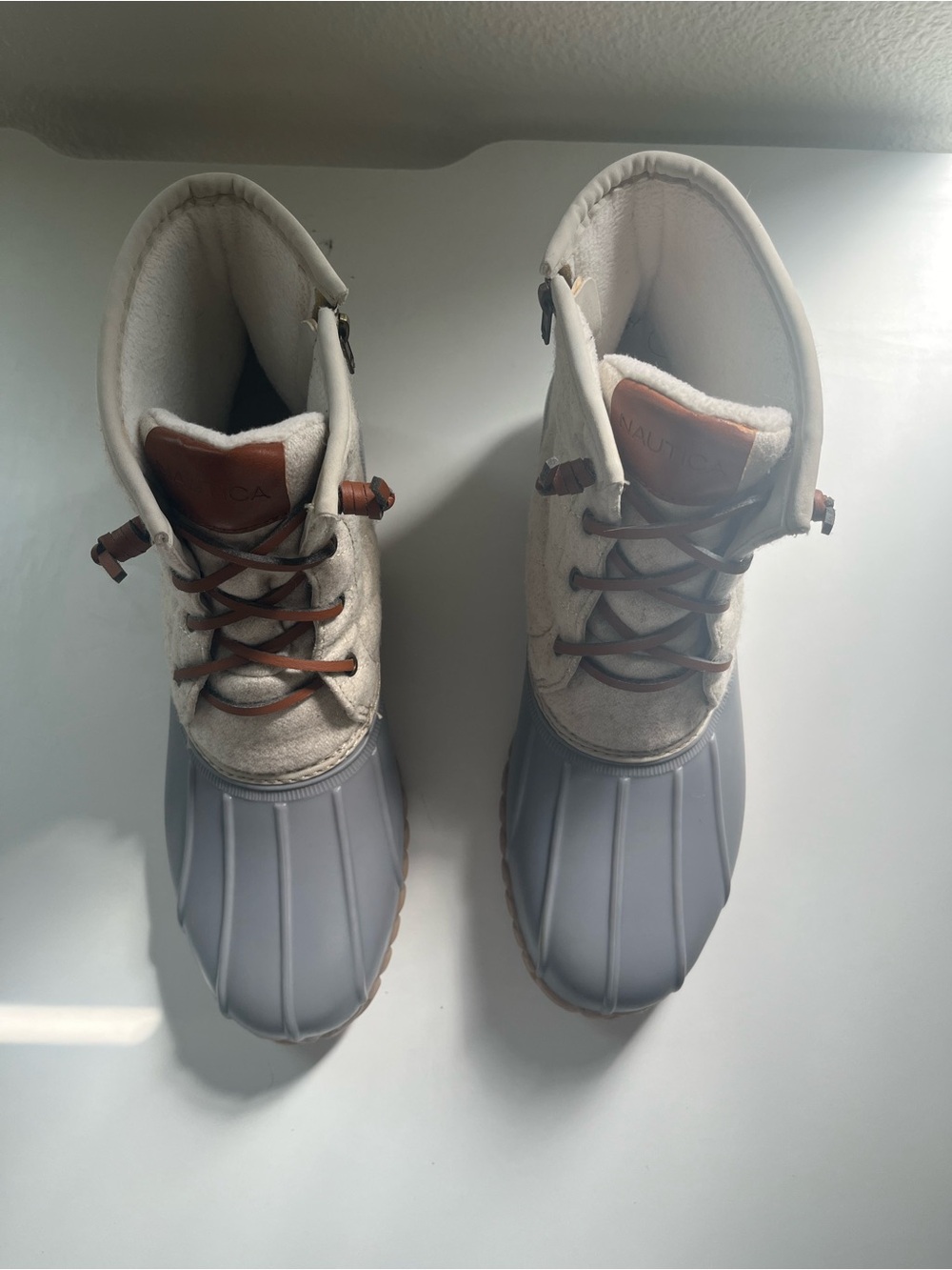 Nautica Duck Boot Interior Fleece-Lined